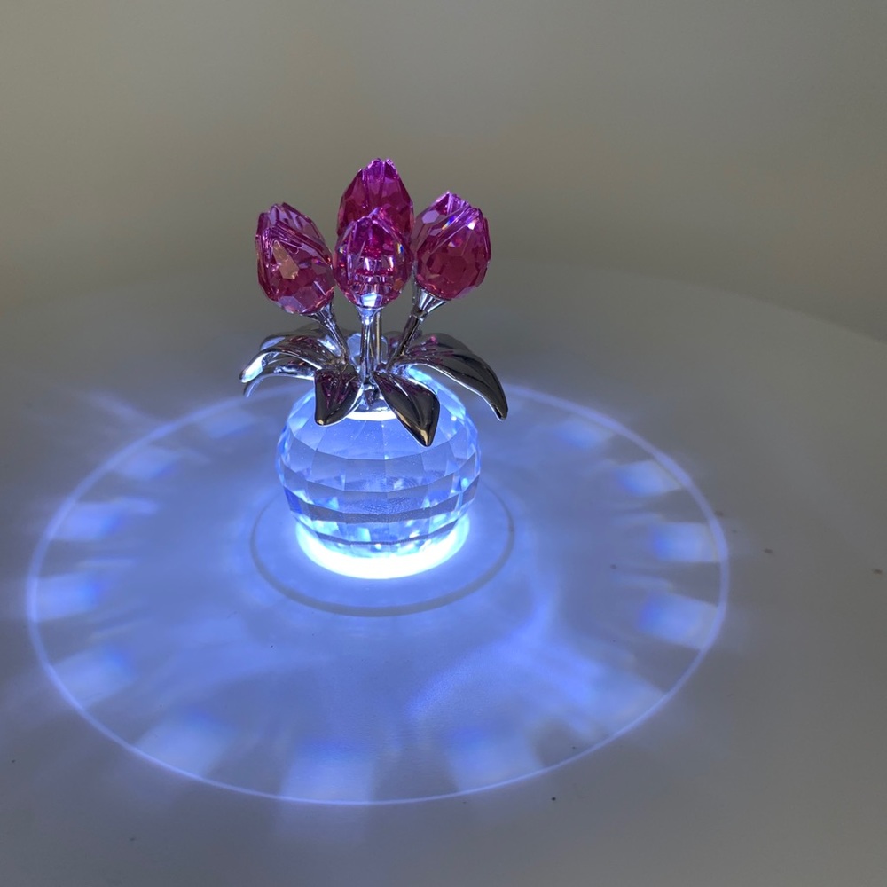 Swarovski Crystal tulips figurine